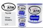 Preview: Toyota, Silver Metallic, L11: 1L Lackdose + 1L Klarlack + 500ml Härter - Set, von ATW Autoteile West.